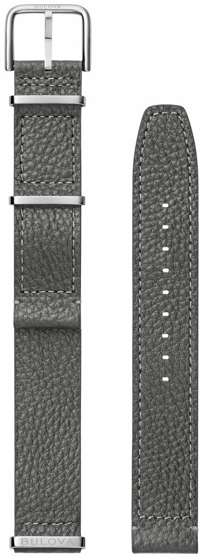 Gray Leather Strap - Bulova Exclusive