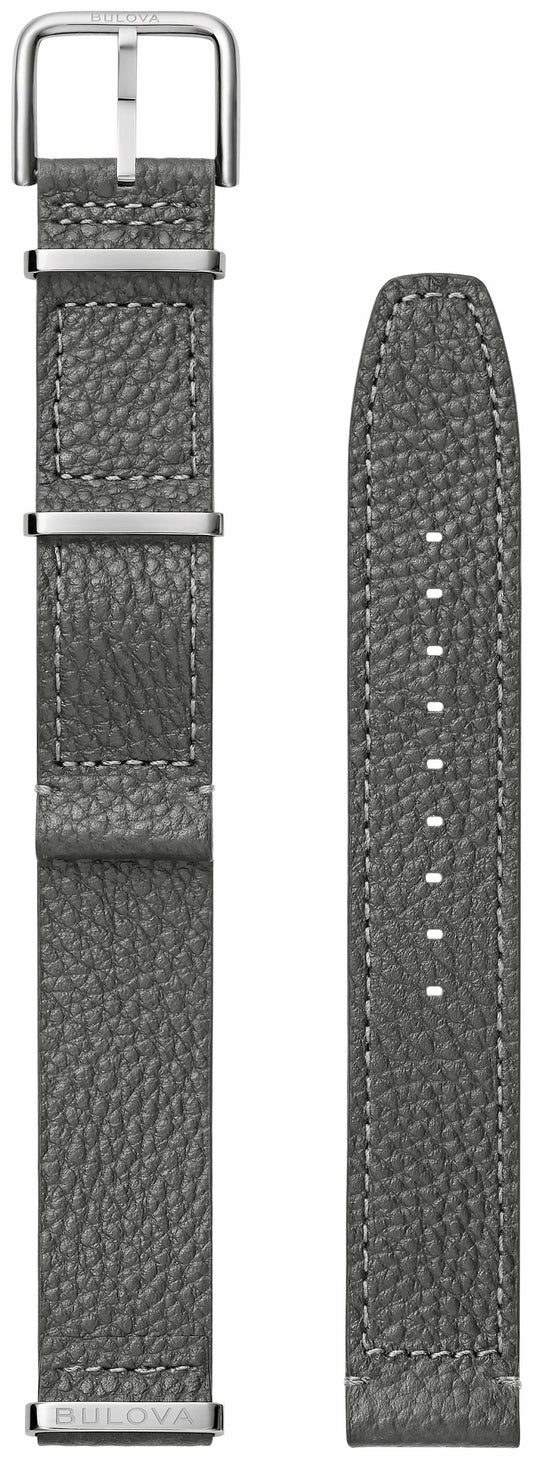 Gray Leather Strap - Bulova Exclusive