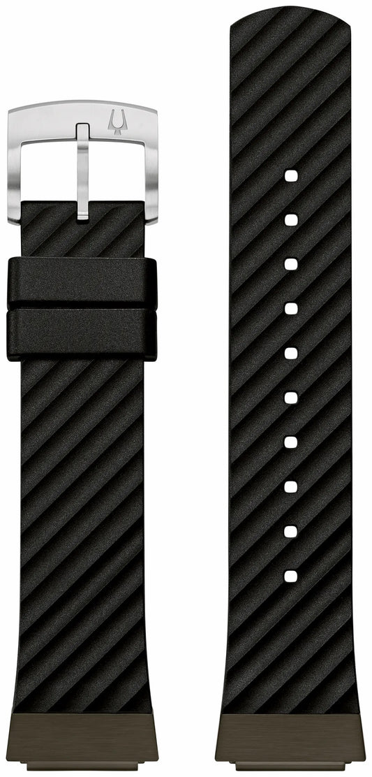 Black Silicone Strap - Bulova Top Pick