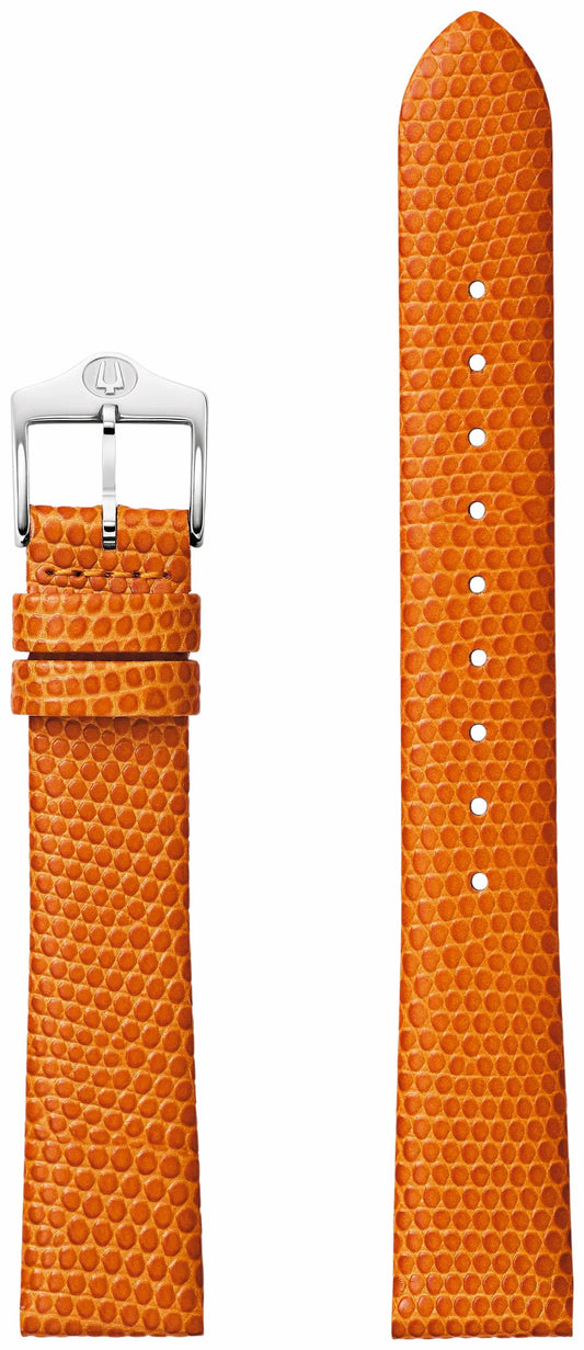 Orange Leather Strap - Bulova Featured