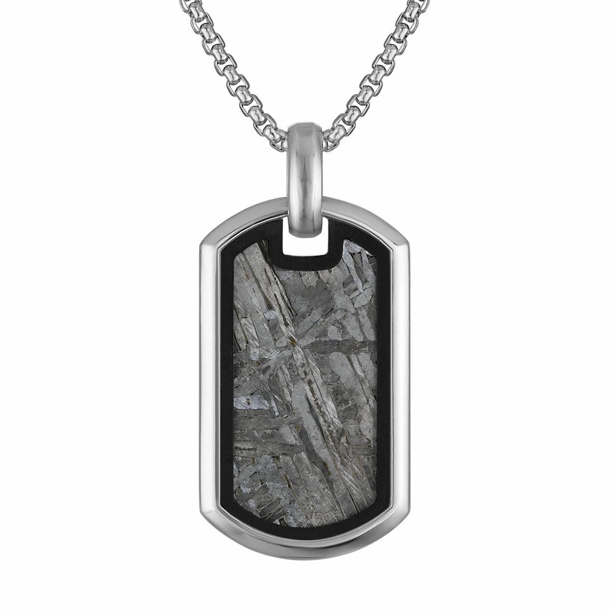 Icon Pendant Stainless Steel with Meteorite - Bulova Trusted