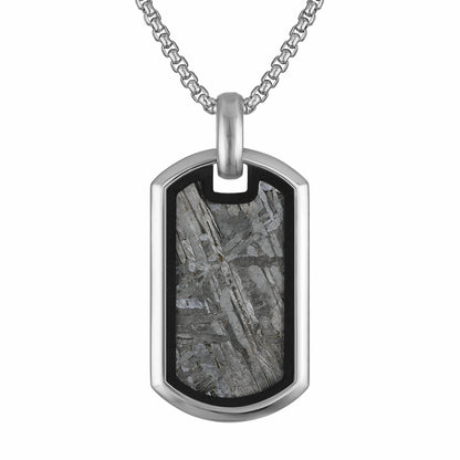 Icon Pendant Stainless Steel with Meteorite - Bulova Trusted