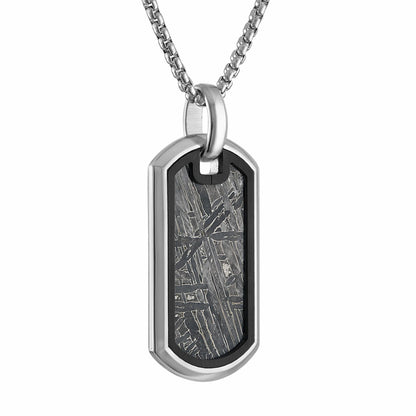 Icon Pendant Stainless Steel with Meteorite - Bulova Trusted
